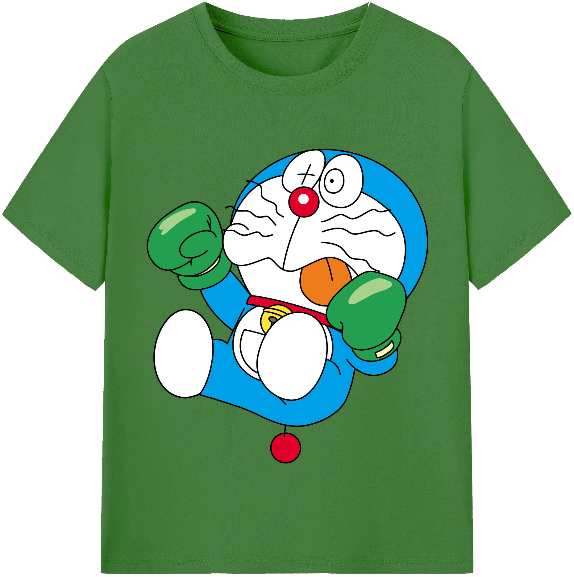 （画像用） ドラえもん Doraemon レディースカジュアルプリントTシャツ（綿100％）